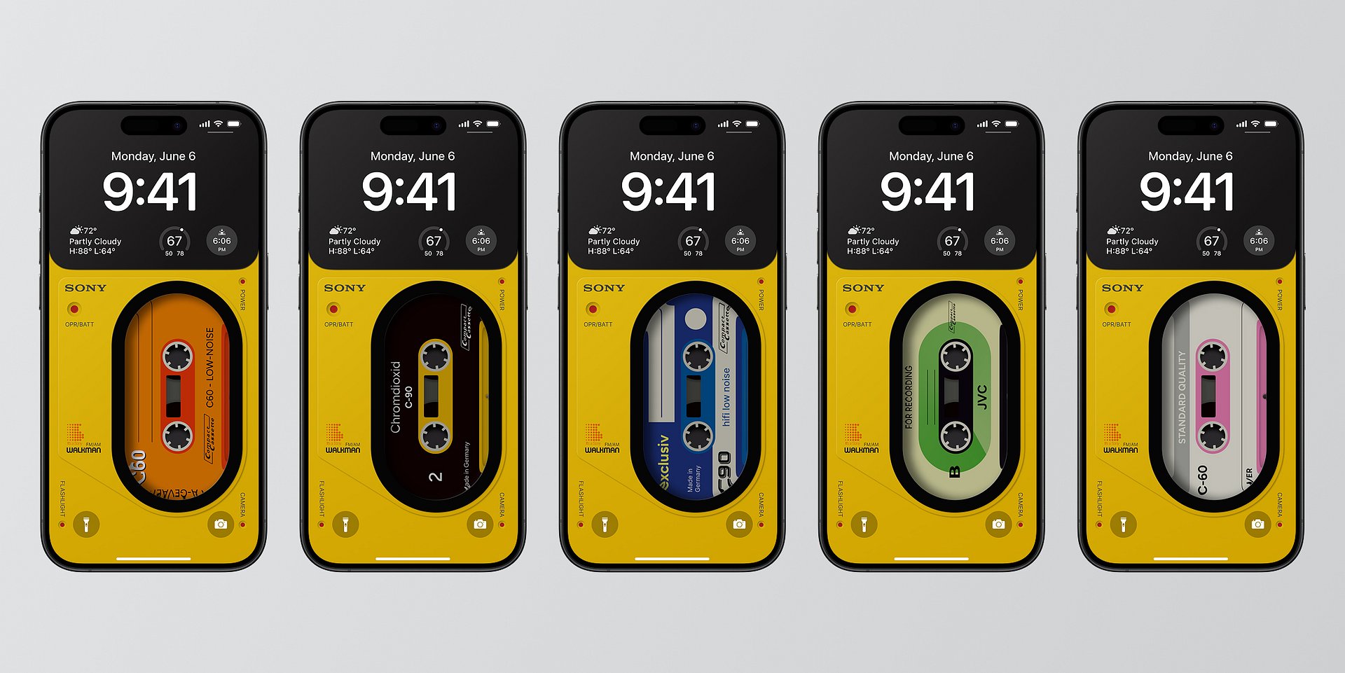 Walkman Cassette Wallpaper Pack product image (3)