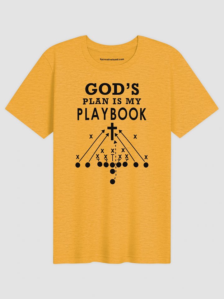 God's Plan is my Playbook (26) T-Shirt product image (1)