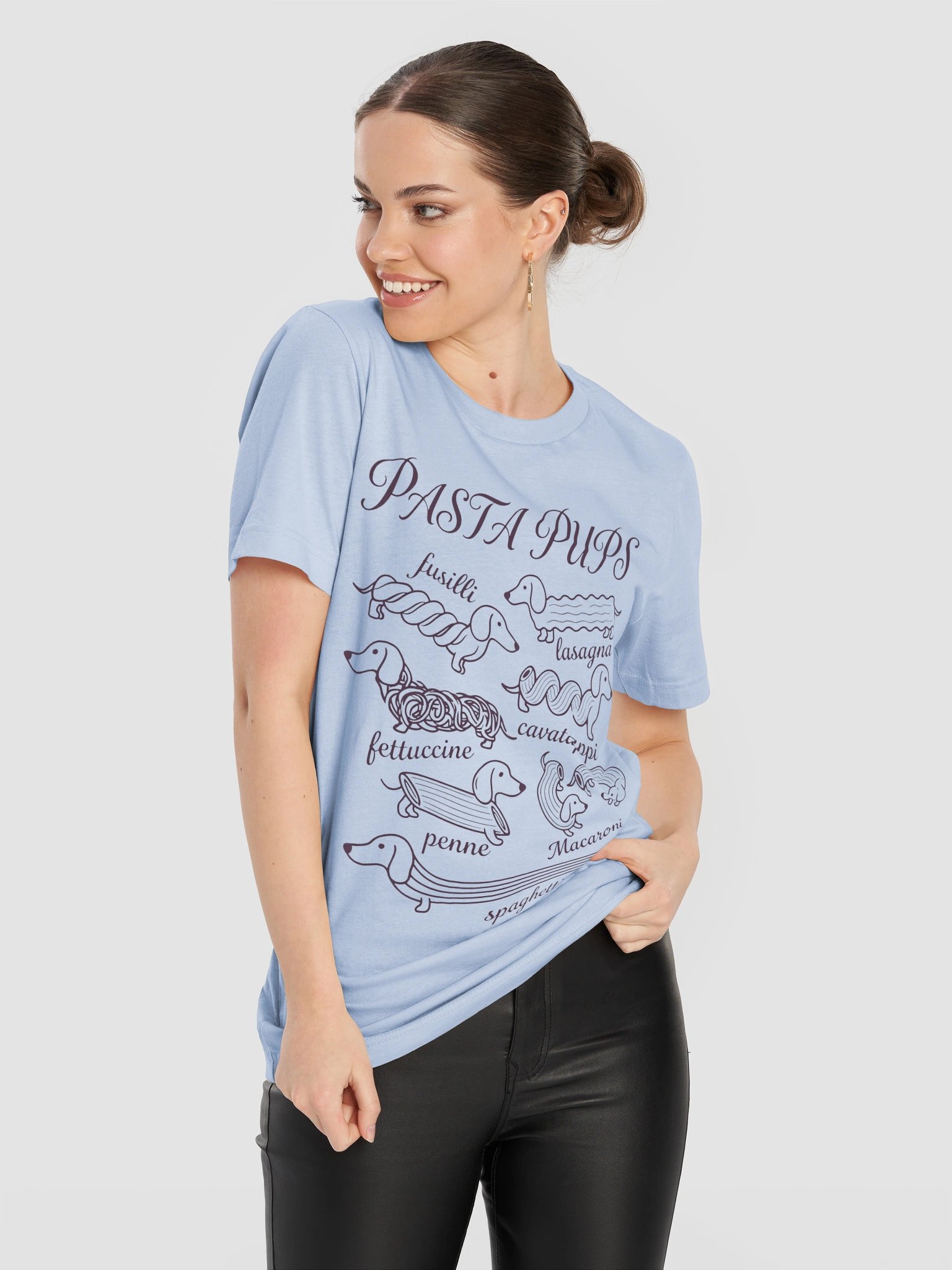 Pasta Pups Dachshund T-Shirt – Cute Dog & Pasta Lover Graphic Tee product image (61)