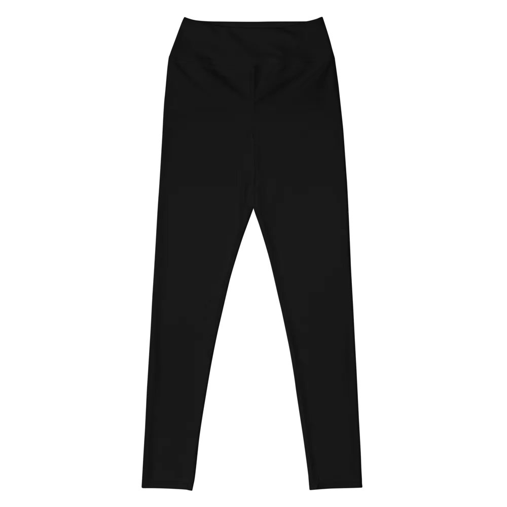 Pure Black High-Waist Leggings product image (9)
