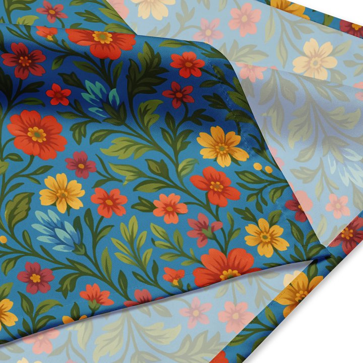 Cottagecore Wildflower Bandana With Vintage Garden Aesthetic product image (4)