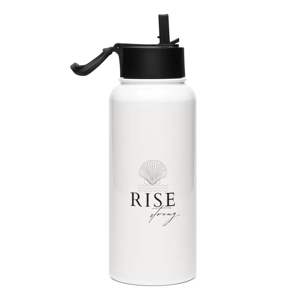 Stainless Steel Water Bottle with a Straw Lid SWFB0104 product image (2)