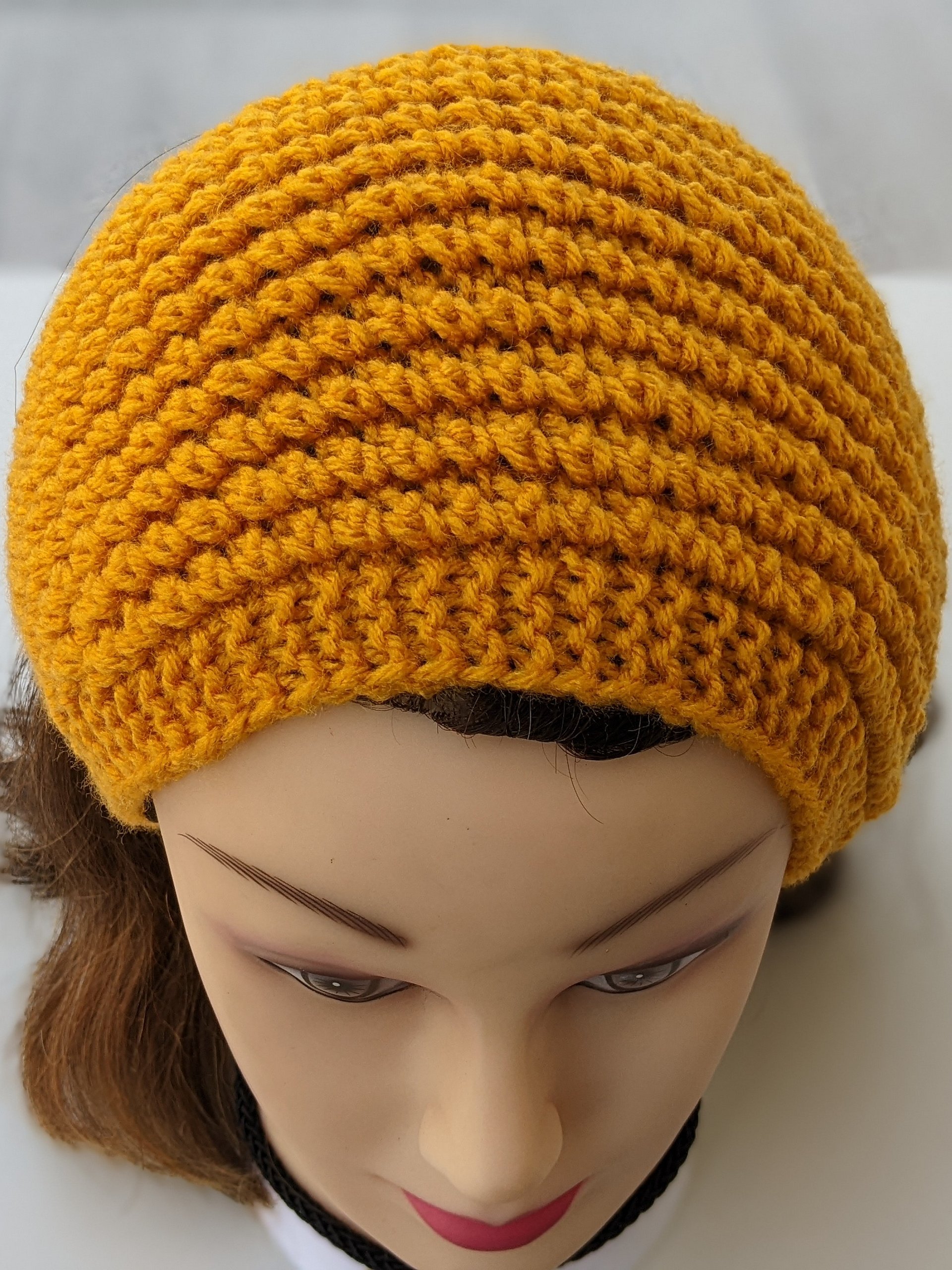 Popcorn Stitch Wide Ear Warmer Knitting Pattern product image (7)