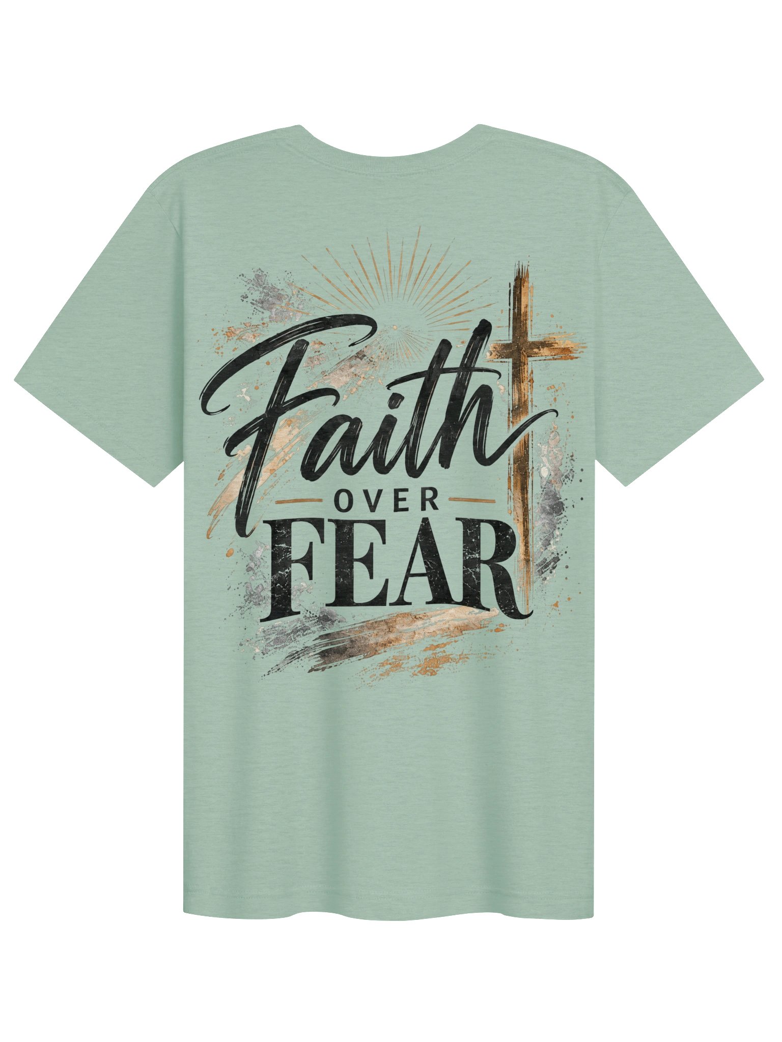 Faith Over Fear Christian Unisex T-Shirt product image (116)