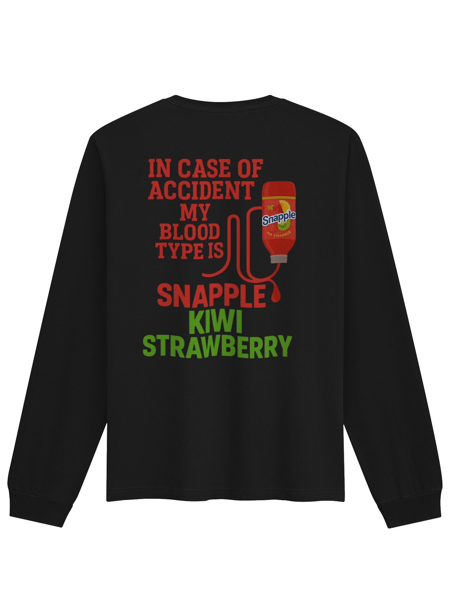 Snapple Kiwi Strawberry Graphic Long Sleeve Tee product image (2)