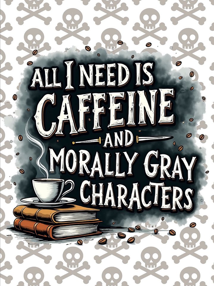 Morally Gray Caffeine Kindle Insert product image (1)