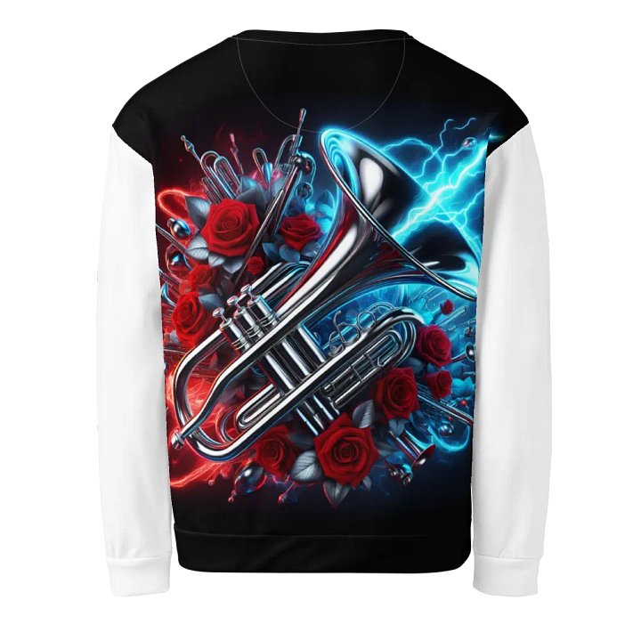 Silver Trumpet and Roses - Unisex Sweatshirt #37 product image (2)