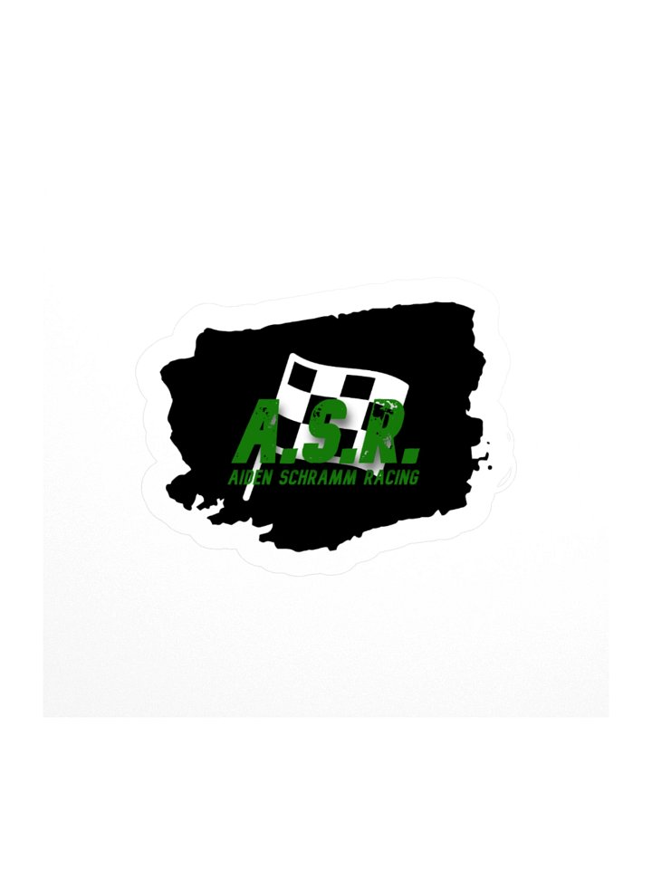Aiden Schramm Racing Sticker (Black) product image (2)