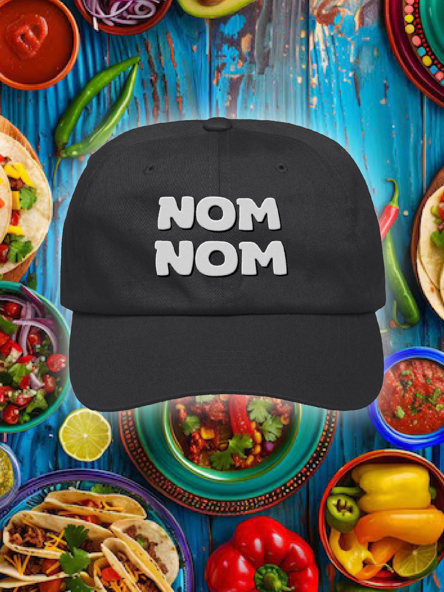 NOM NOM DAD HAT product image (1)
