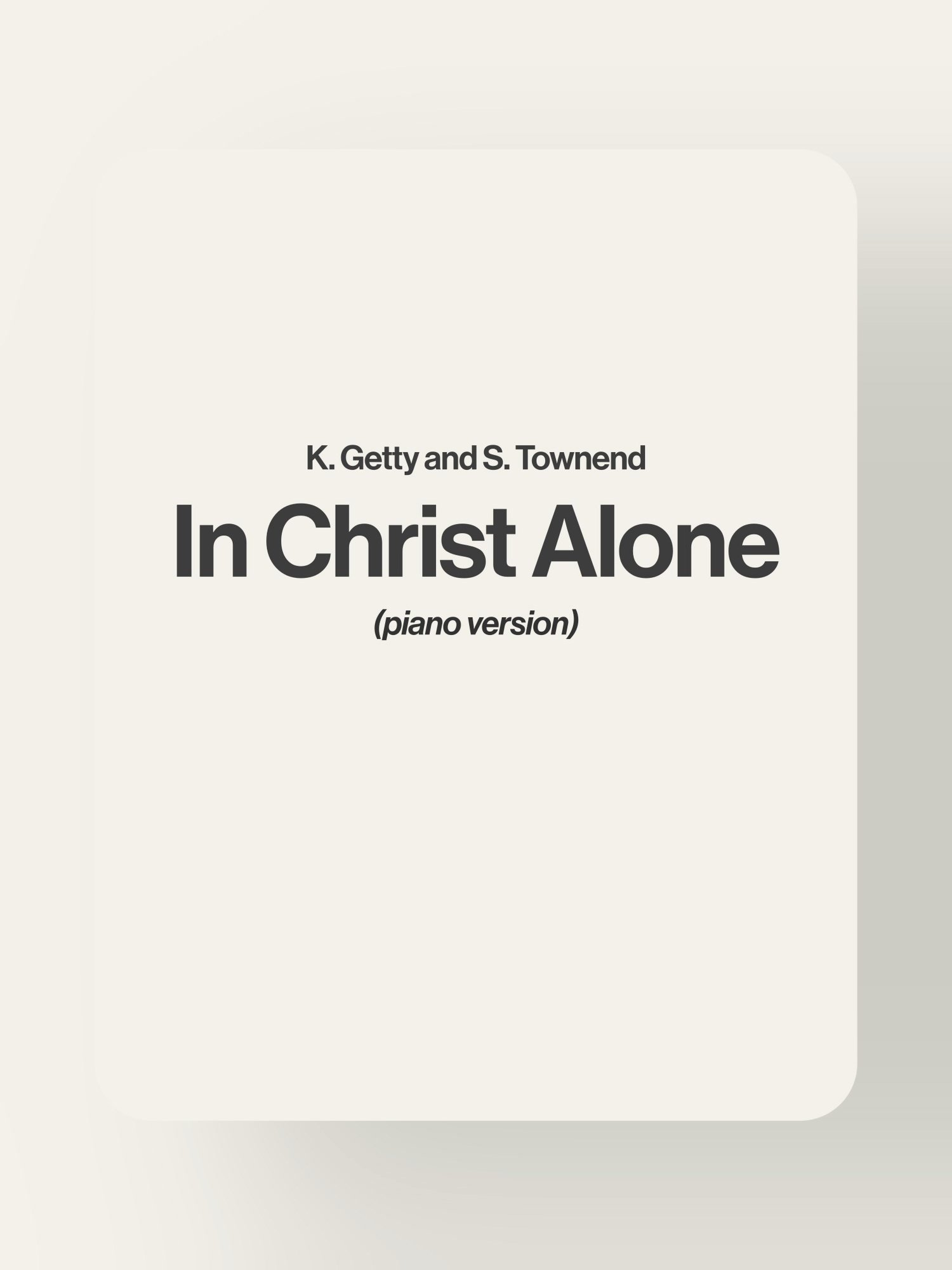 In Christ Alone product image (1)