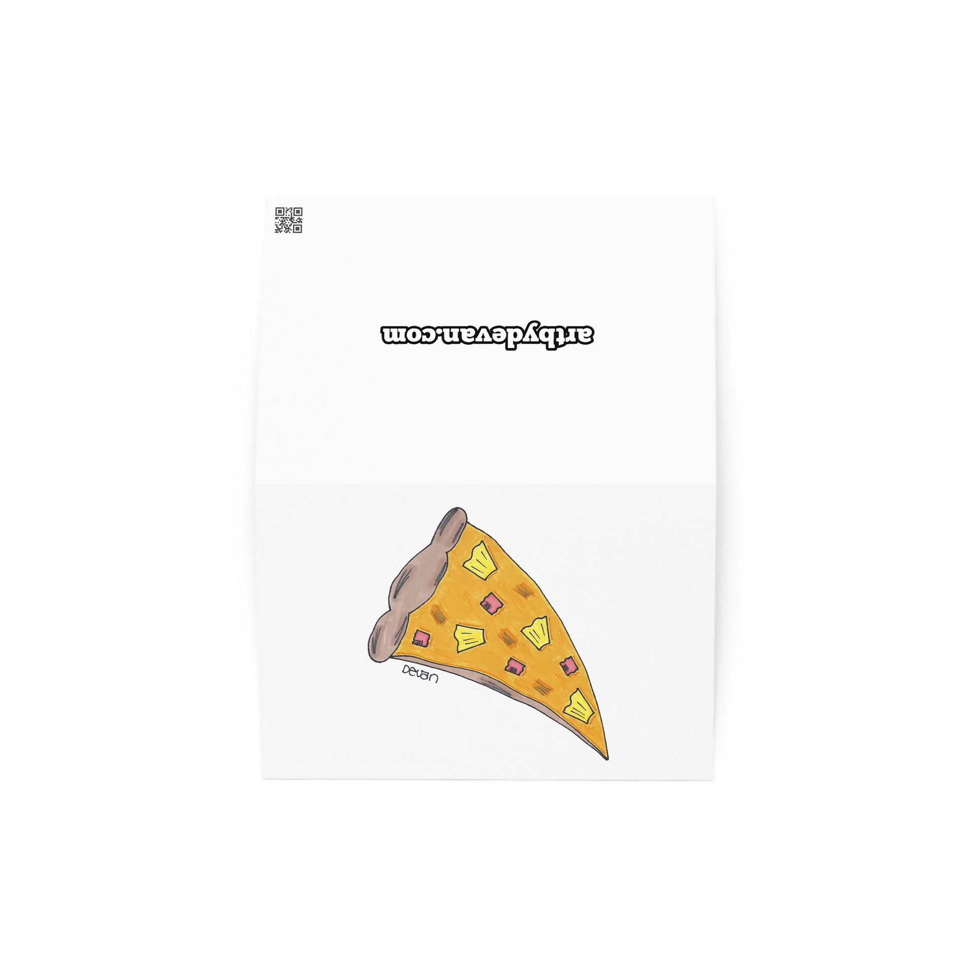 Pizza Pick Up Line Card: Pineapple product image (2)