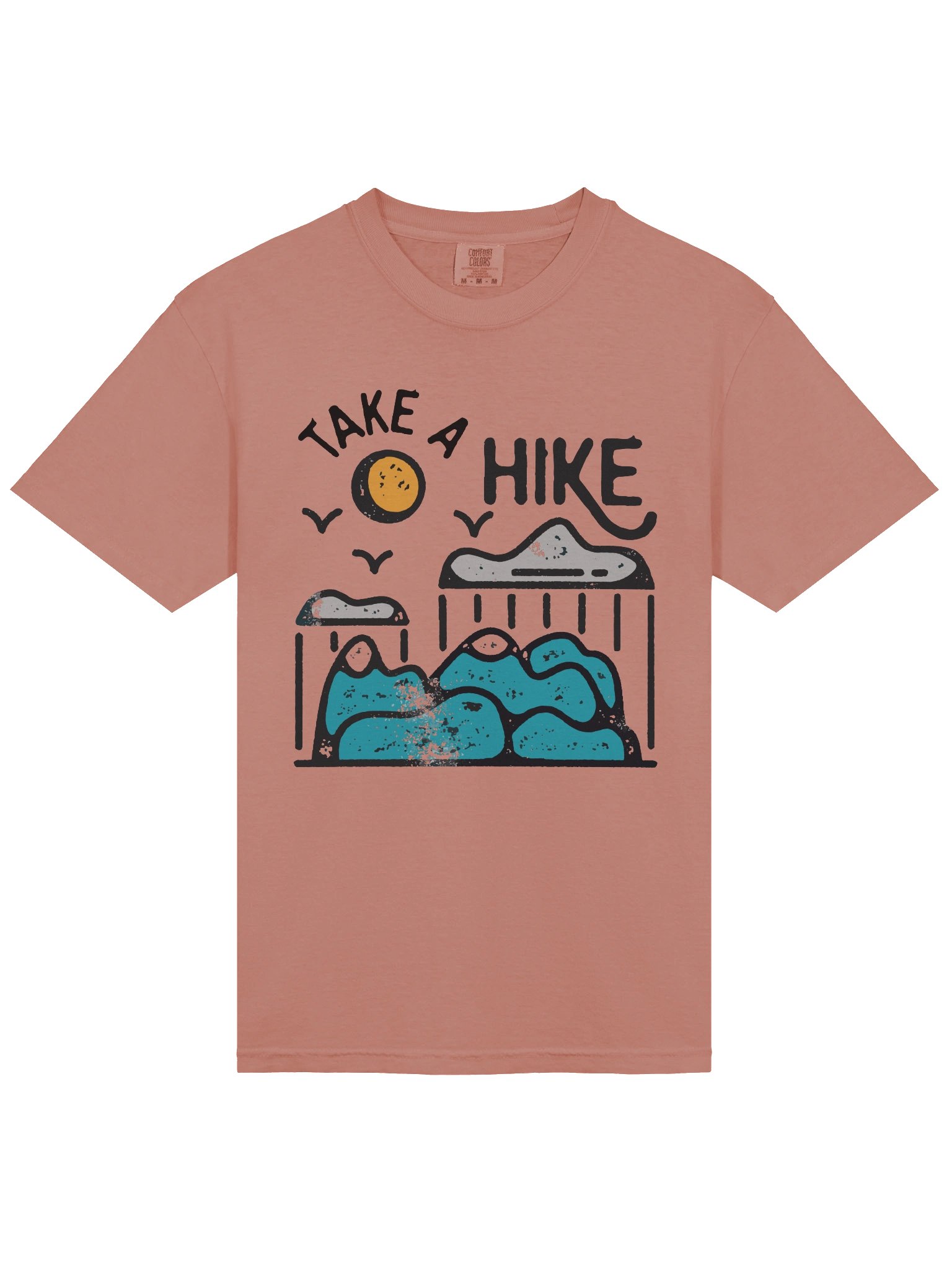Hike Retro Shirt – Vintage Mountain Landscape Graphic Tee, Outdoor Adventure Aesthetic product image (5)