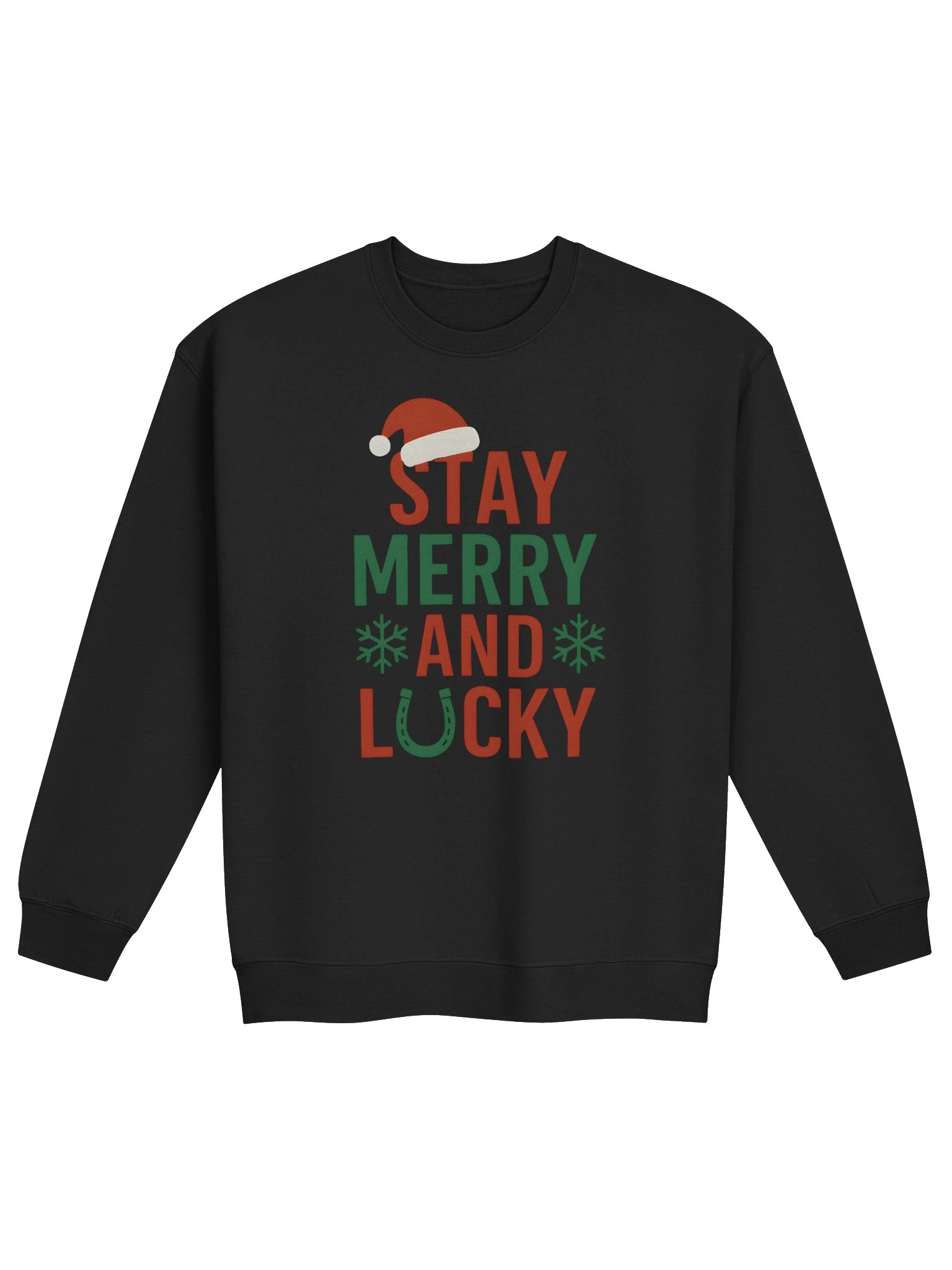 The Stay Merry and Lucky Sweatshirt (wholesale) product image (1)