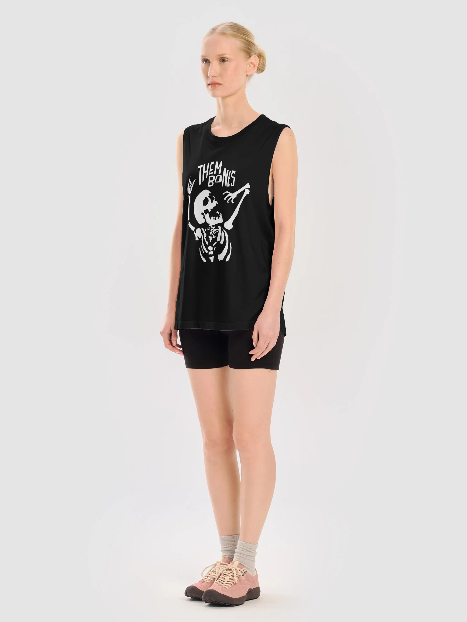 “Them Bones” Band Logo Muscle Tank, Dark product image (5)