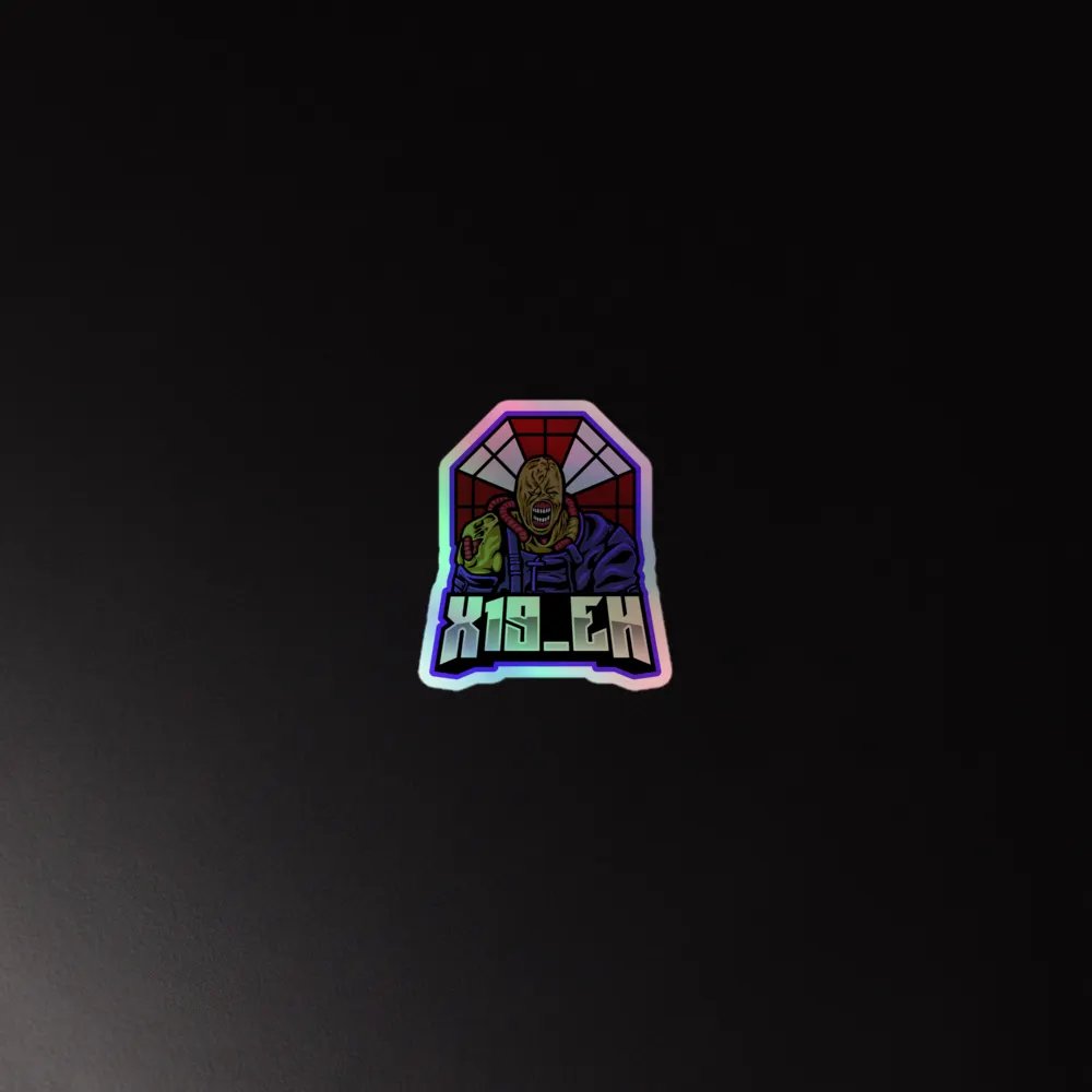 Holo logo sticker product image (2)