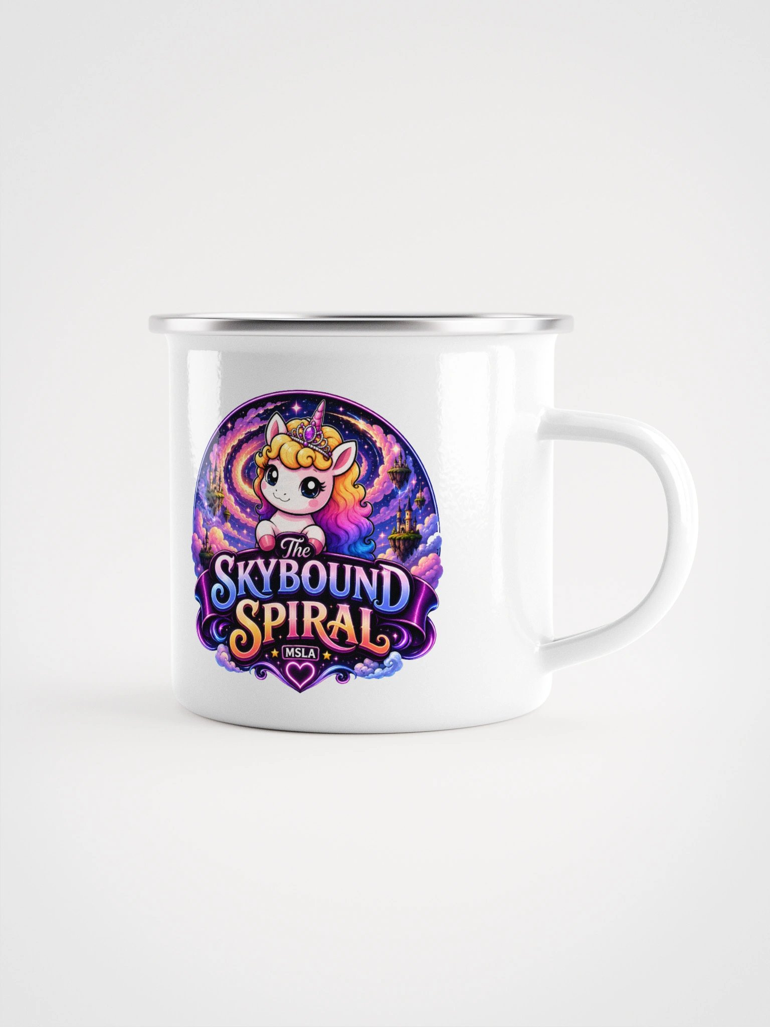 The Skybound Spiral - Enamel Mug product image (3)