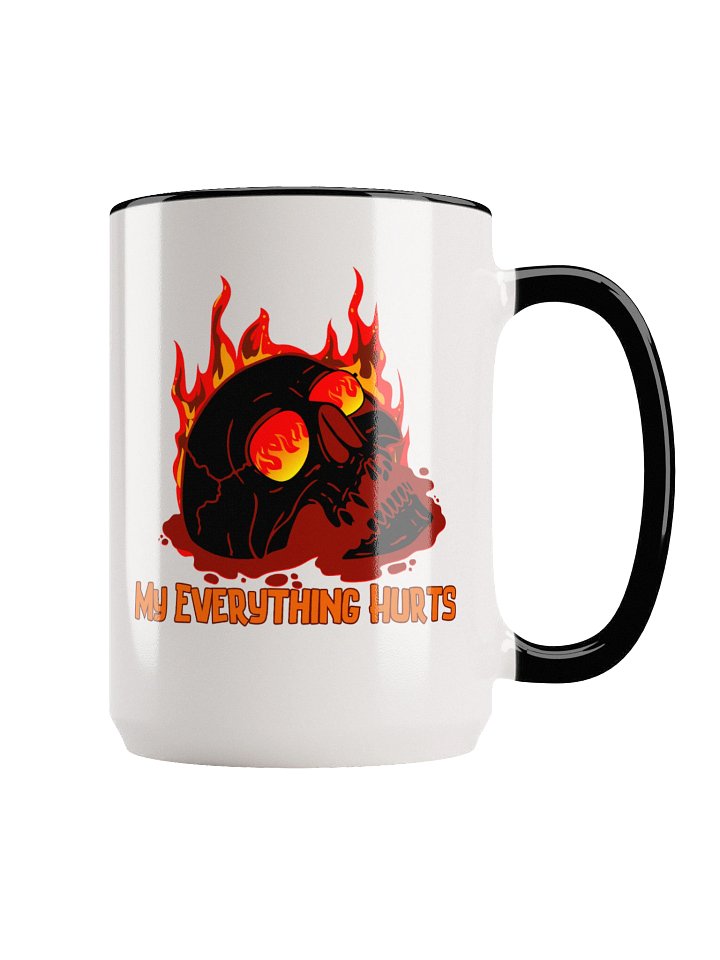 My Everything Hurts! Red Skull Mug product image (3)