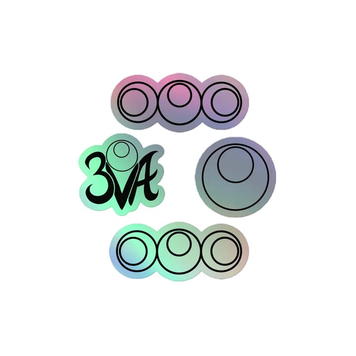 Holo Moonie Logo Stickers! product image (2)