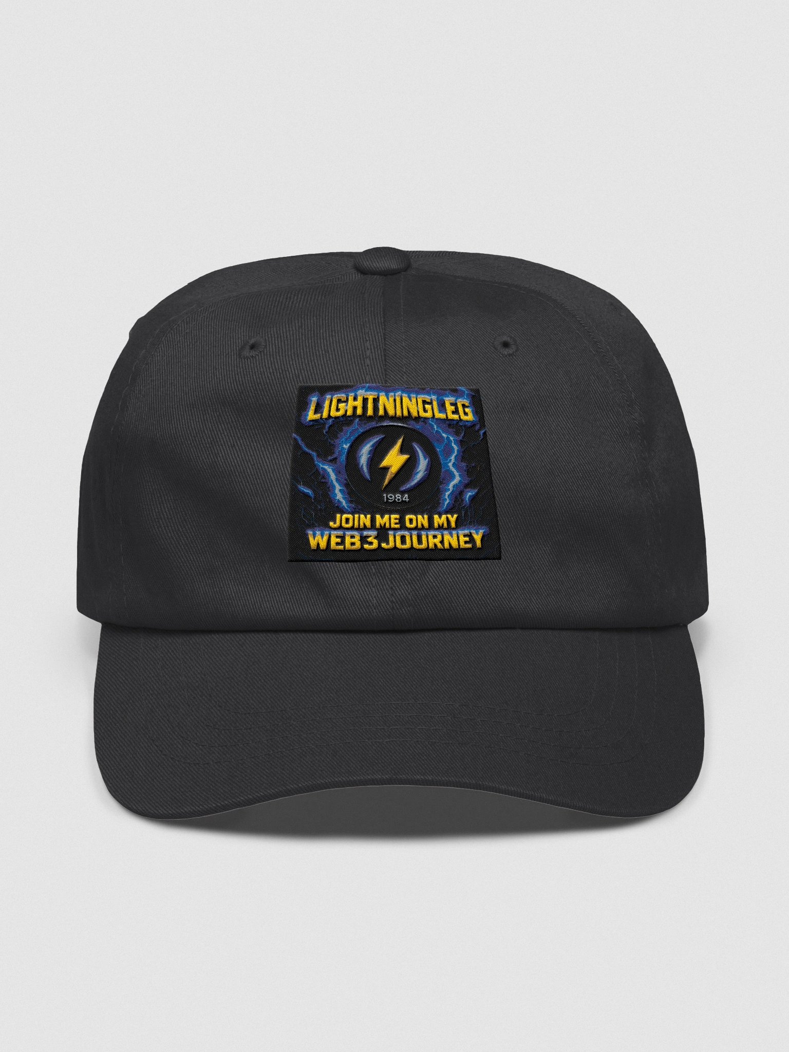 Lightningleg hat black web 3 journey product image (1)