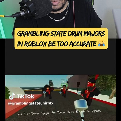 #gramblingstate #hbcubands #marchingband #drummajor #roblox #robloxband #hbcu