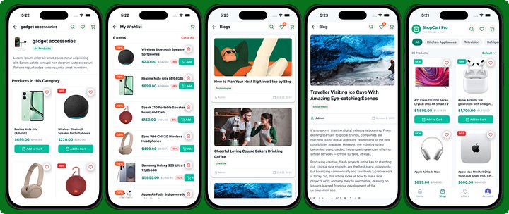ShopCartPro - Complete React Native E-Commerce App with Sanity CMS & Stripe Integration product image (2)