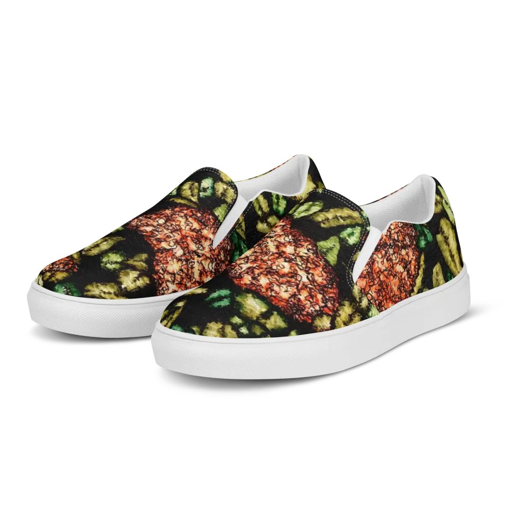 HYDRANGEAS V women's slip-on canvas shoes product image (4)