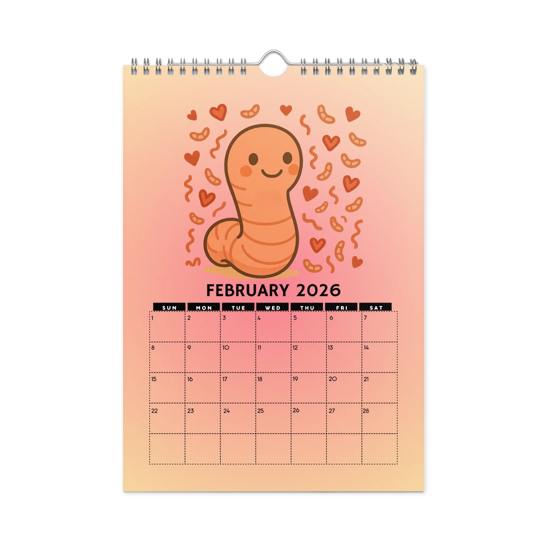 2026 Marcus the Worm Wall Calendar product image (10)