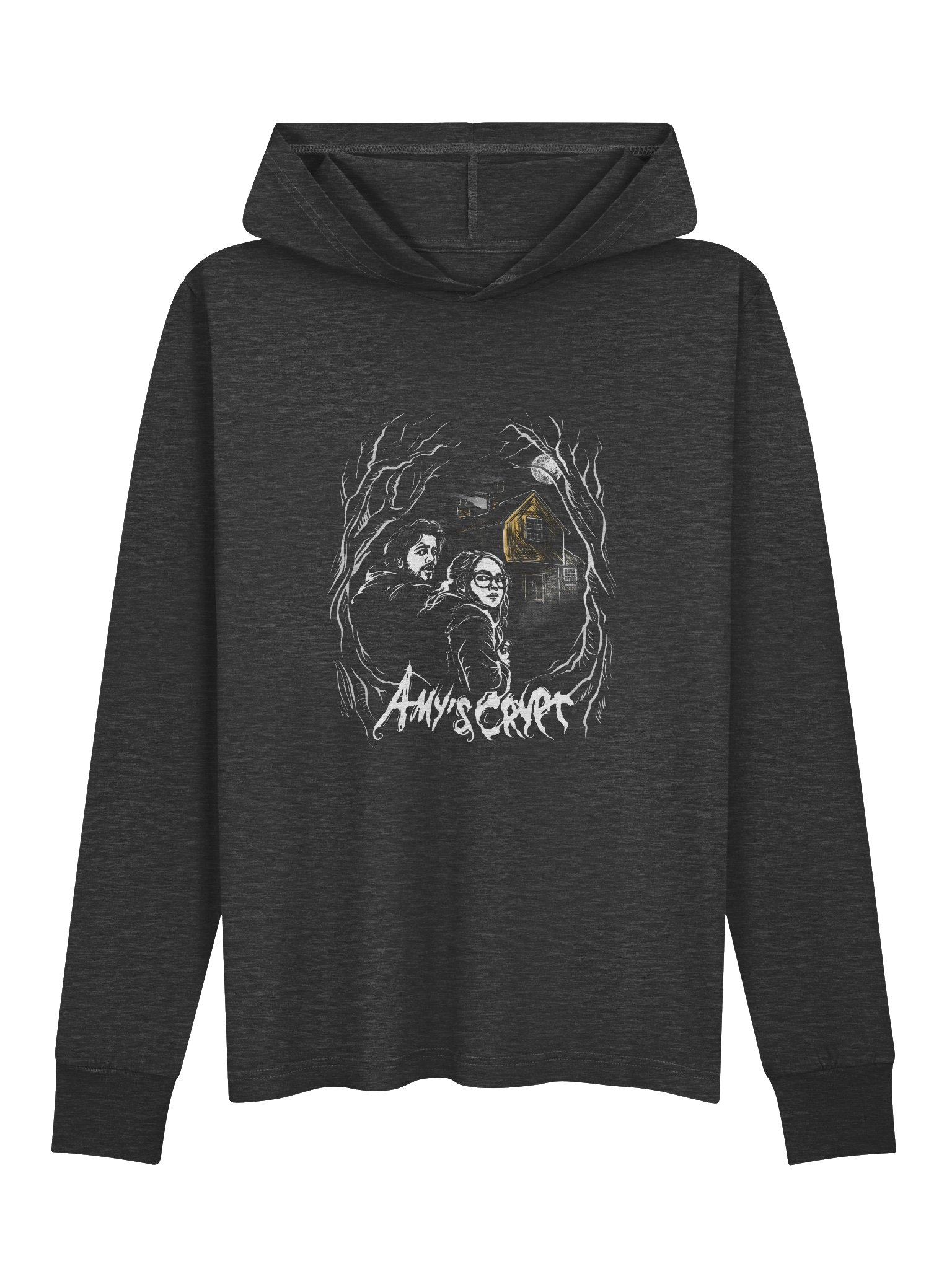 Halloween 2026 | The Cage | Long sleeve hooded tee product image (1)