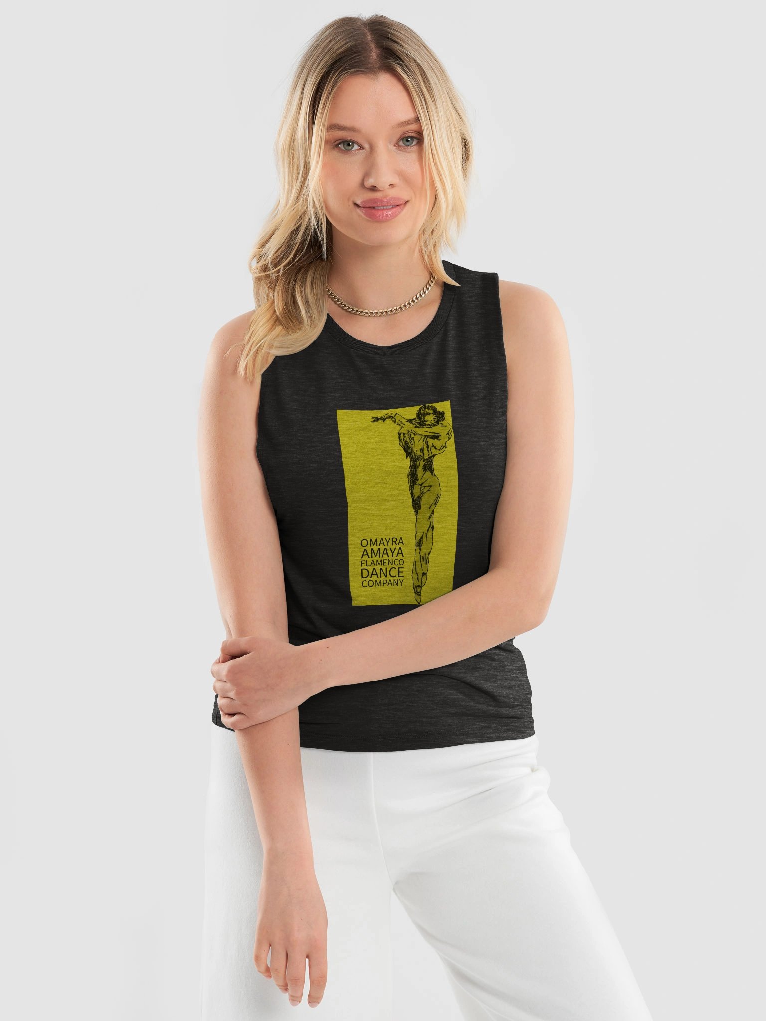 "Carmen" Studio Sleeveless Yellow / Black product image (13)