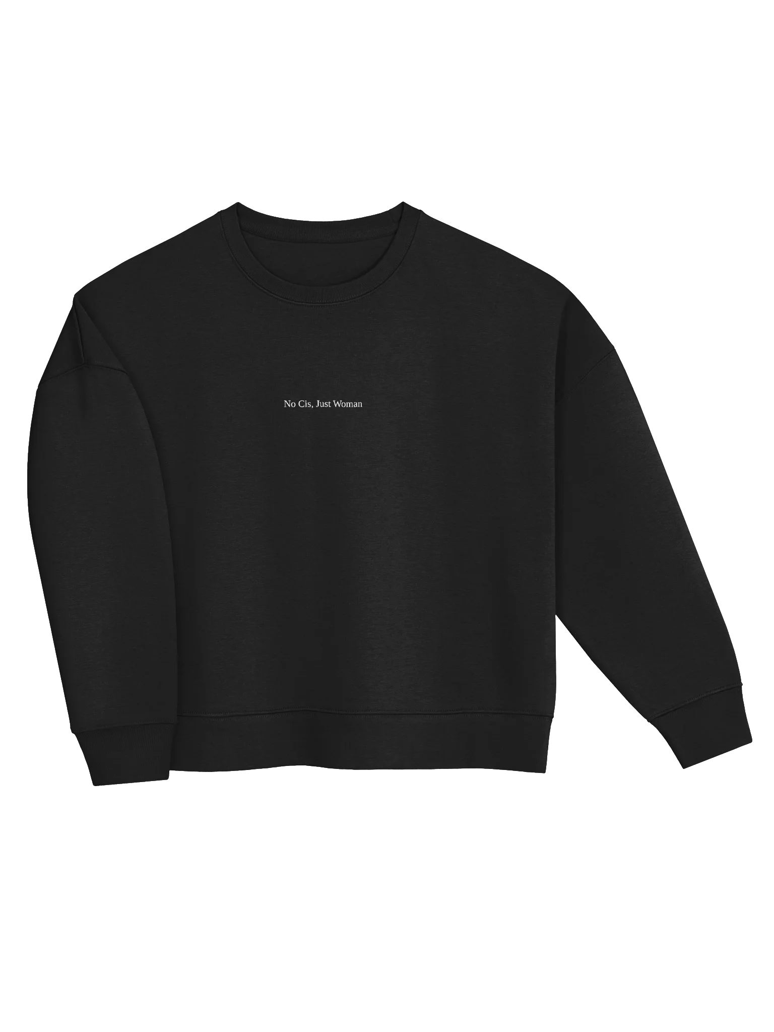 No Cis, Just Woman — Women’s Organic Cotton Embroidered Sweatshirt product image (3)
