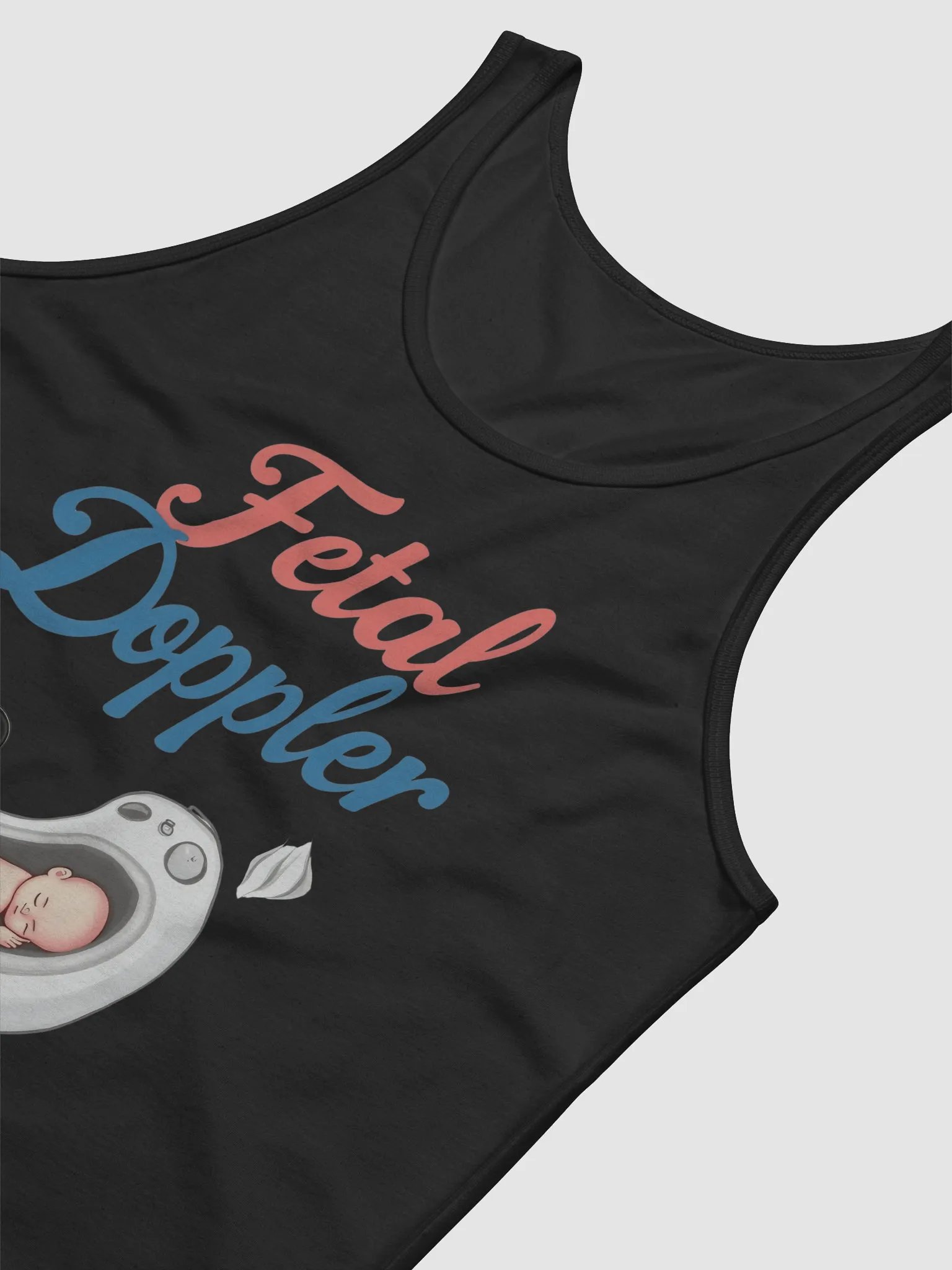 Sleepy Baby Fetal Doppler Jersey Tank product image (31)