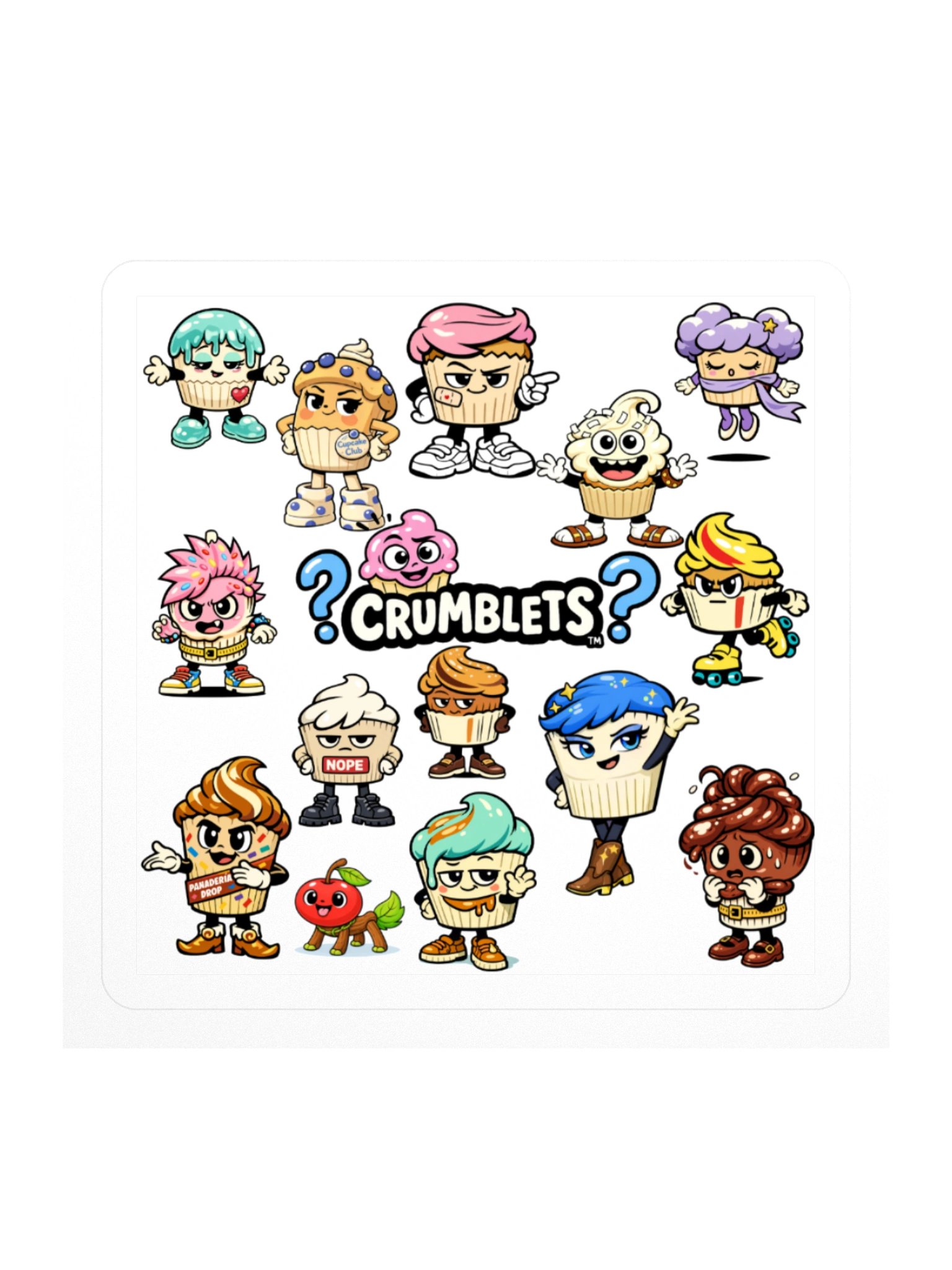 Crumblets Sticker- Group product image (1)