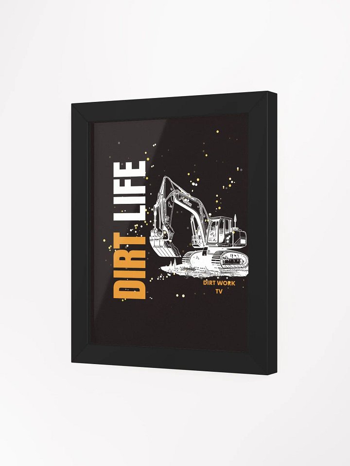 Excavator Dreams Framed Matte Poster product image (28)