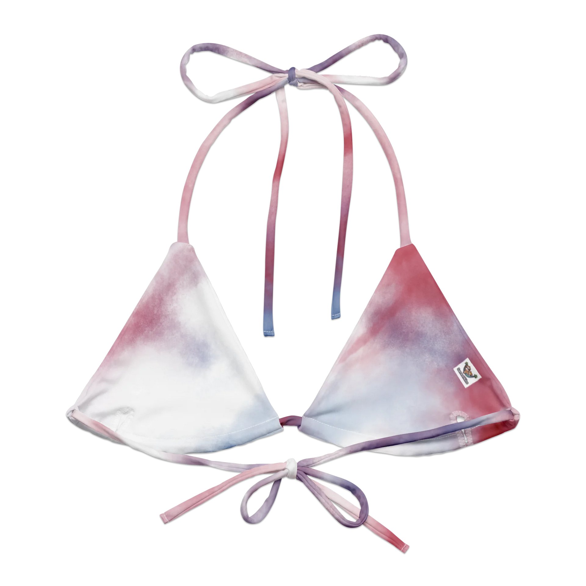 Ripple Effect Recycled Bikini Top product image (1)