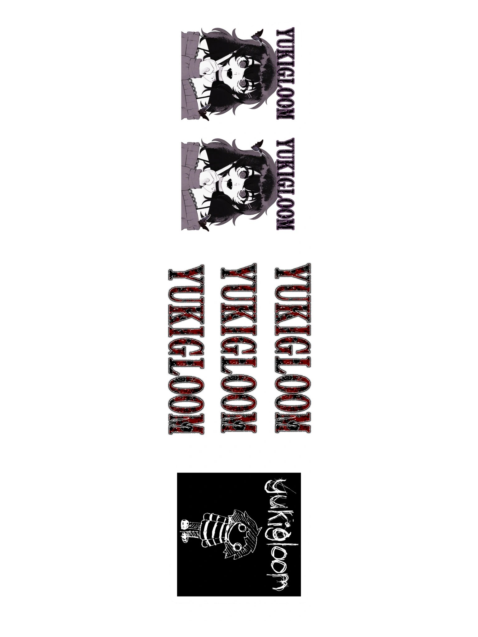 YUKIGLOOM STICKER SHEET product image (3)