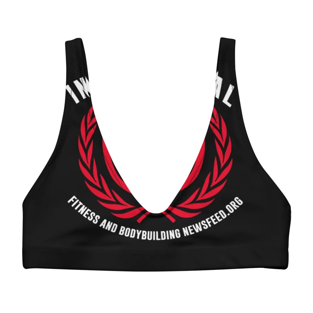 IFBNewsfeed.Org's All-Over Print Recycled Padded Bikini Top product image (3)