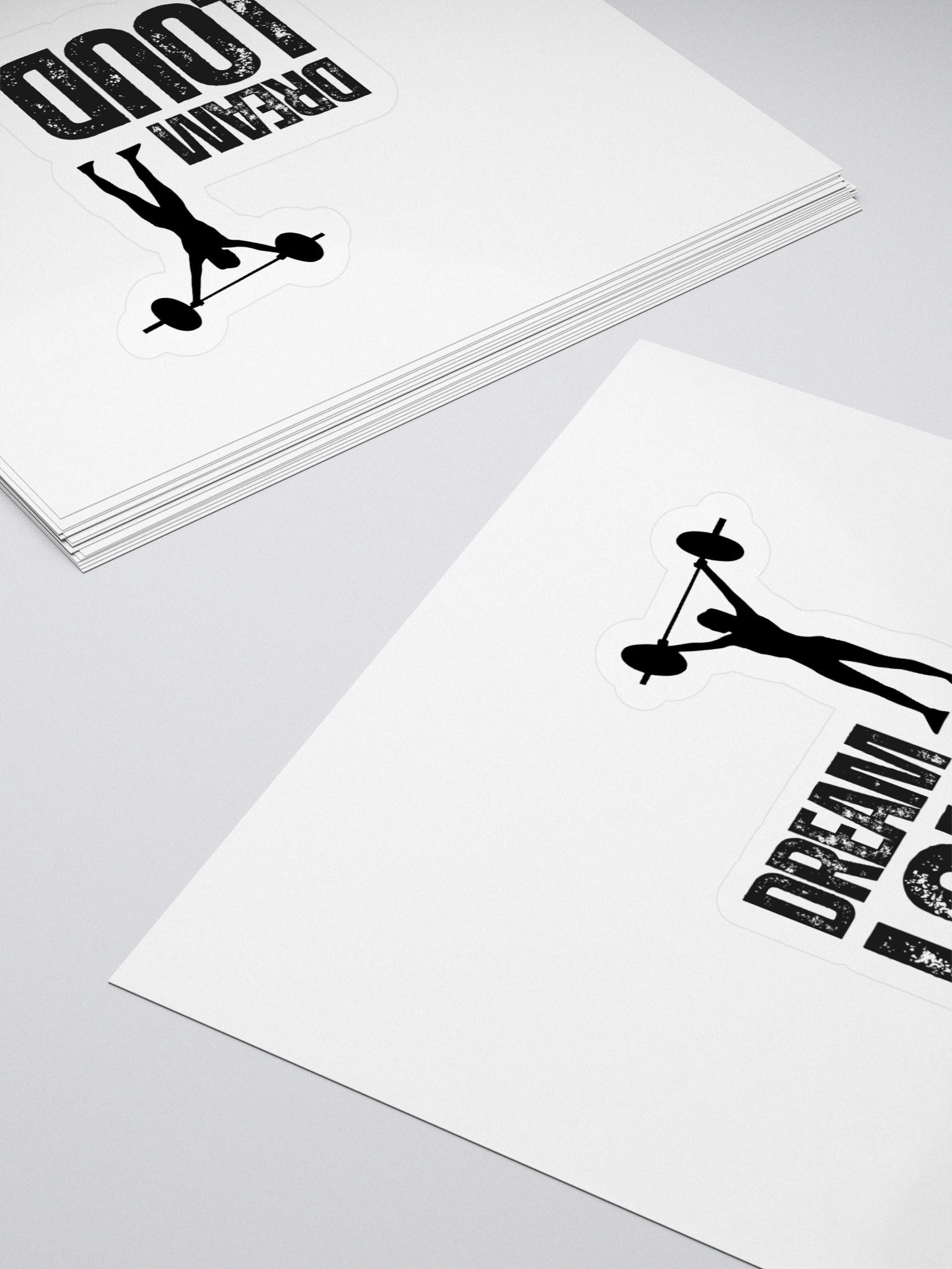 Dream Loud - Woman Lifting - Sticker product image (4)