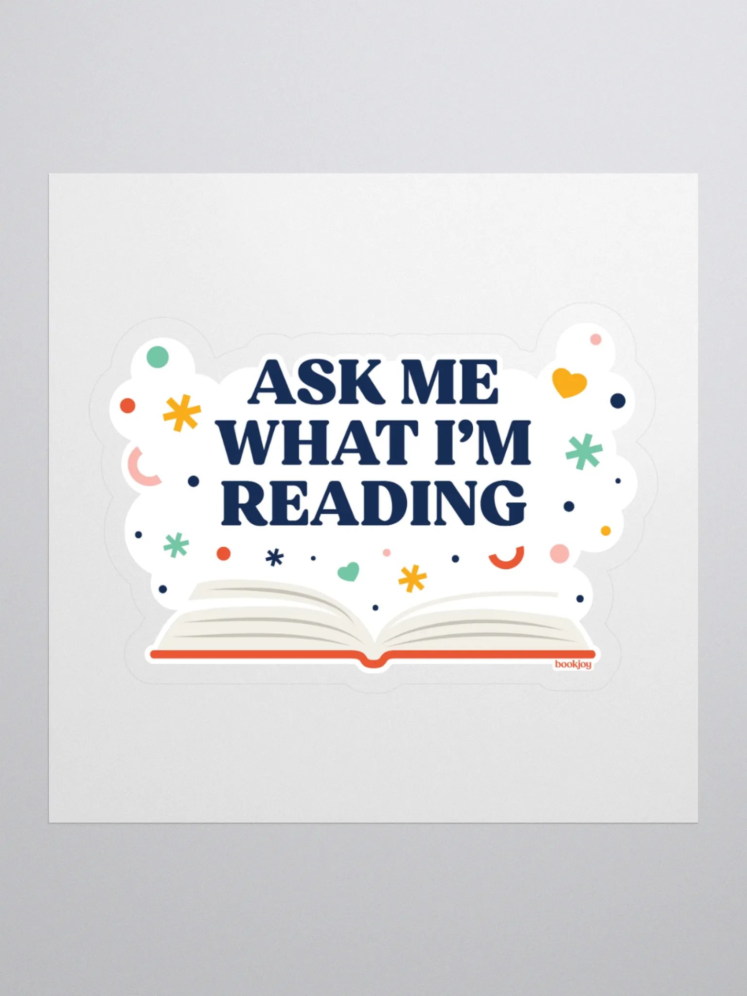 Ask Me What I'm Reading Sticker product image (1)