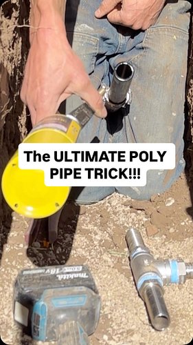 In this video, Brian shows his ultimate poly pipe trick!  Soften up your poly pipe with a torch for easy barbed fitting insta...