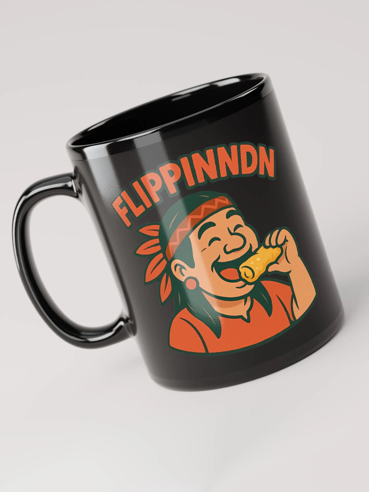 Flipppin NDN Black Mug product image (5)