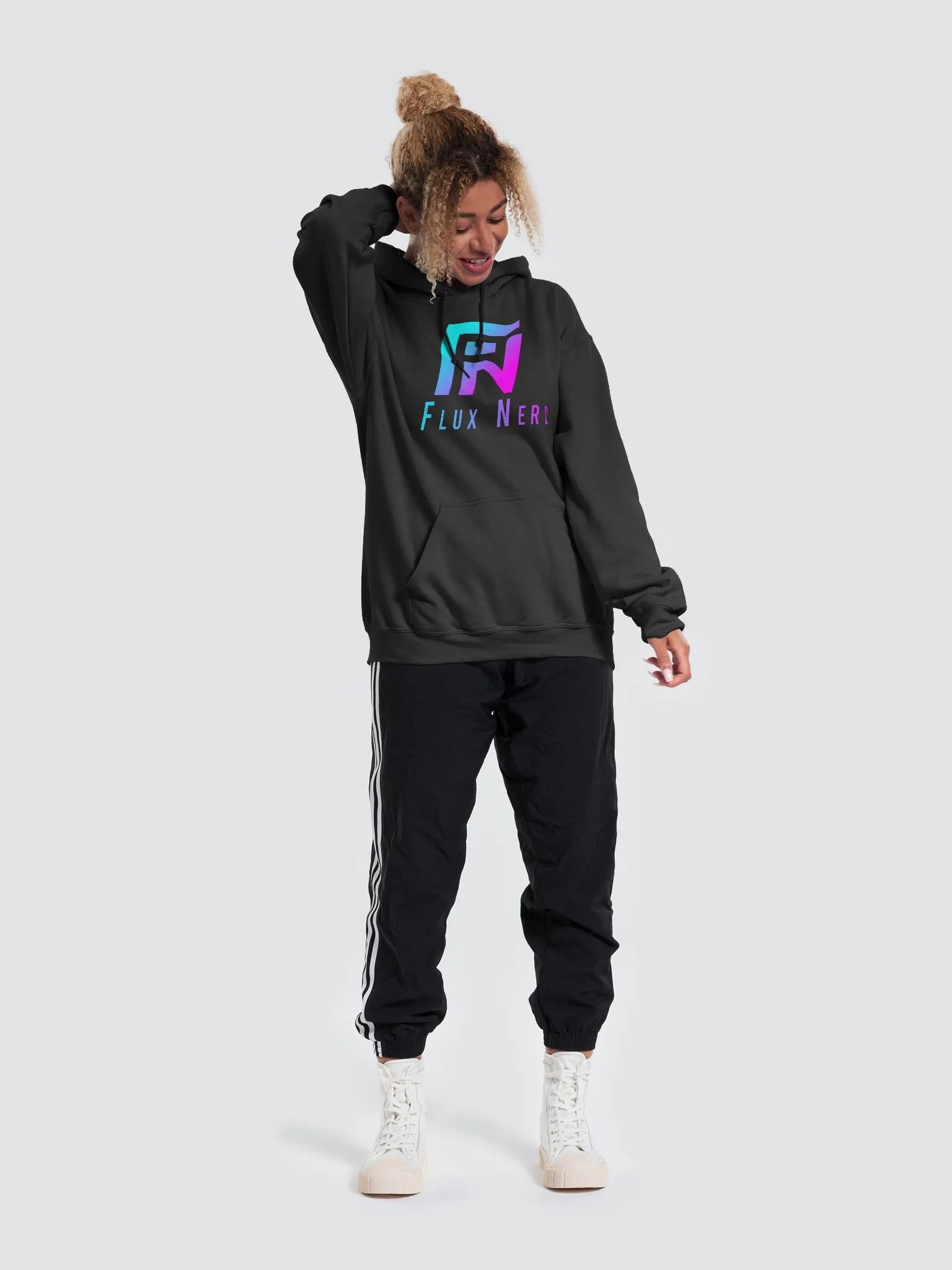 Flux Nerd Gradient Logo Hoodie product image (21)