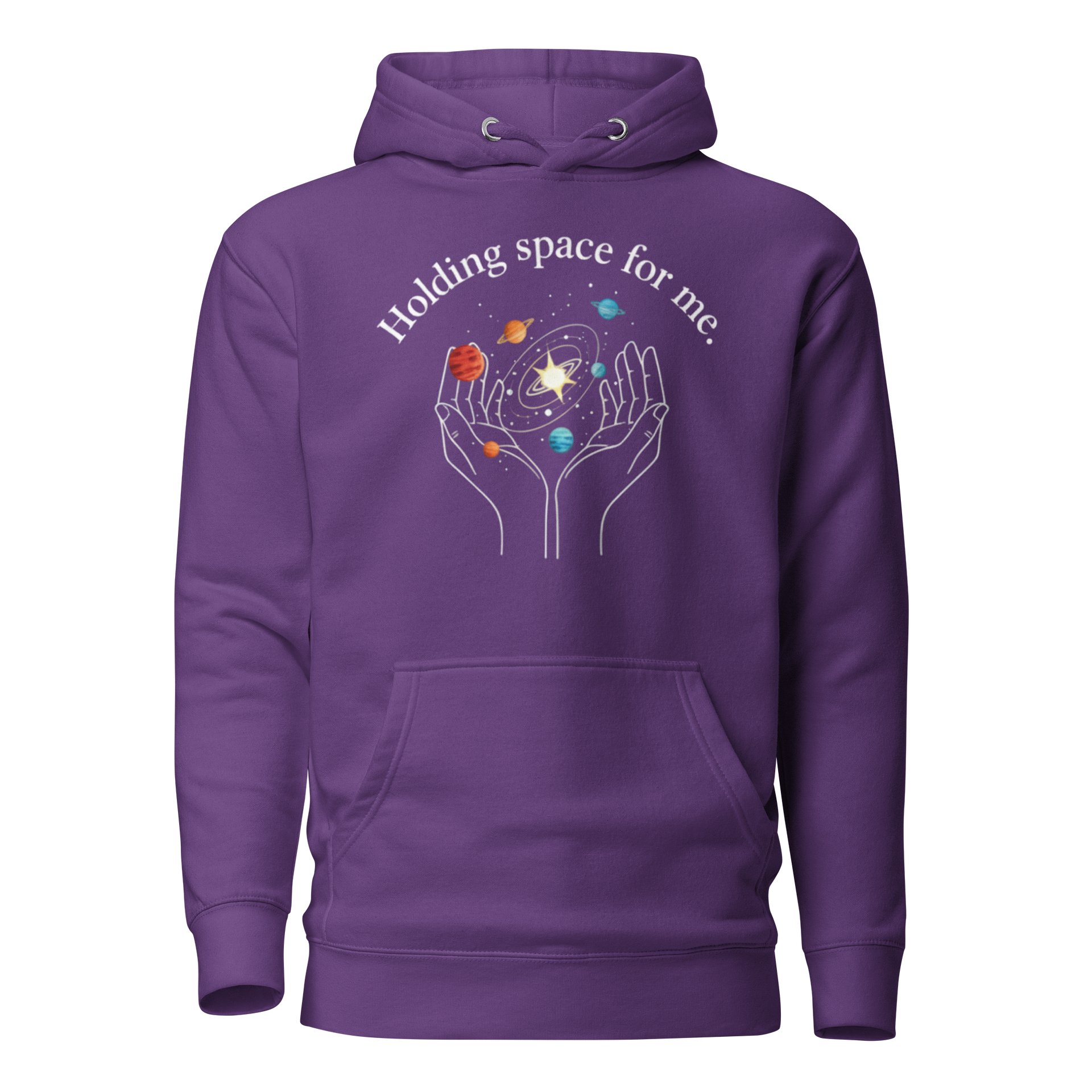 “Holding Space for Me” Long Sleeve Purple Shirt product image (1)