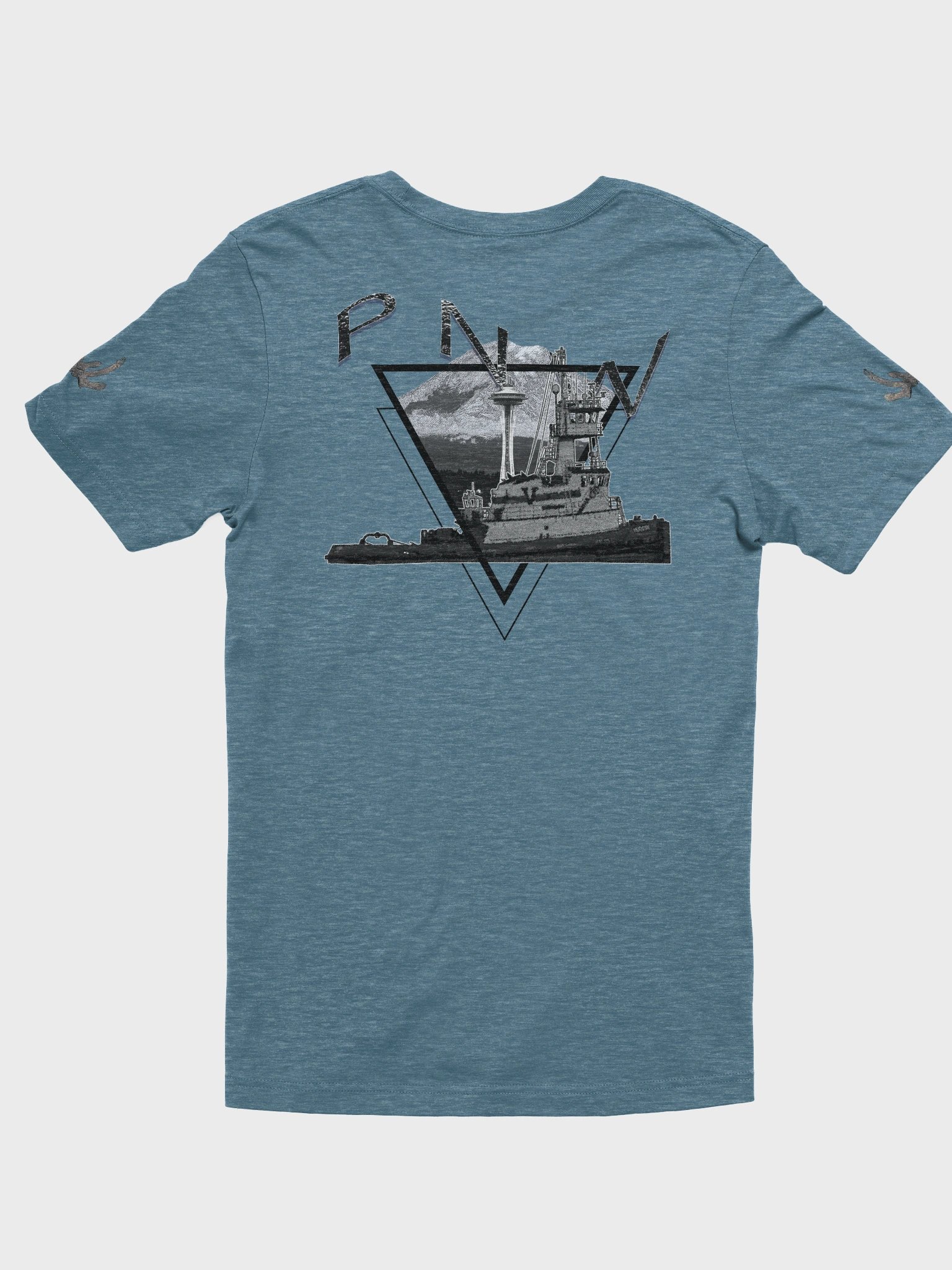 PNW T - Mt. Rainer & Tug Hudson – Vigilant Marine Workwear | Twin Anchor Apparel Sternwatch Tee Line product image (3)