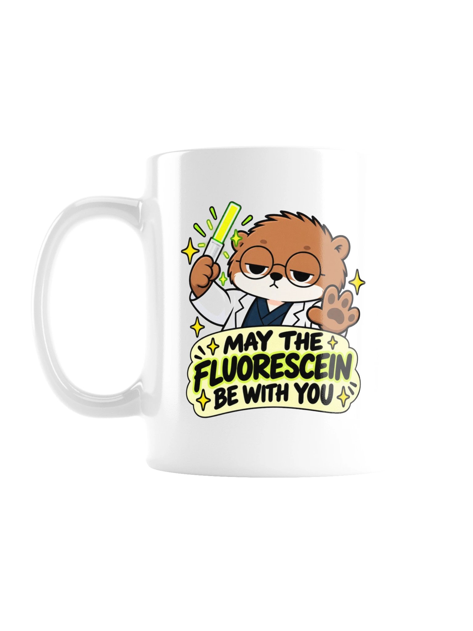 Sleepy Optometrist May the Fluorescein Be With You Mug product image (1)