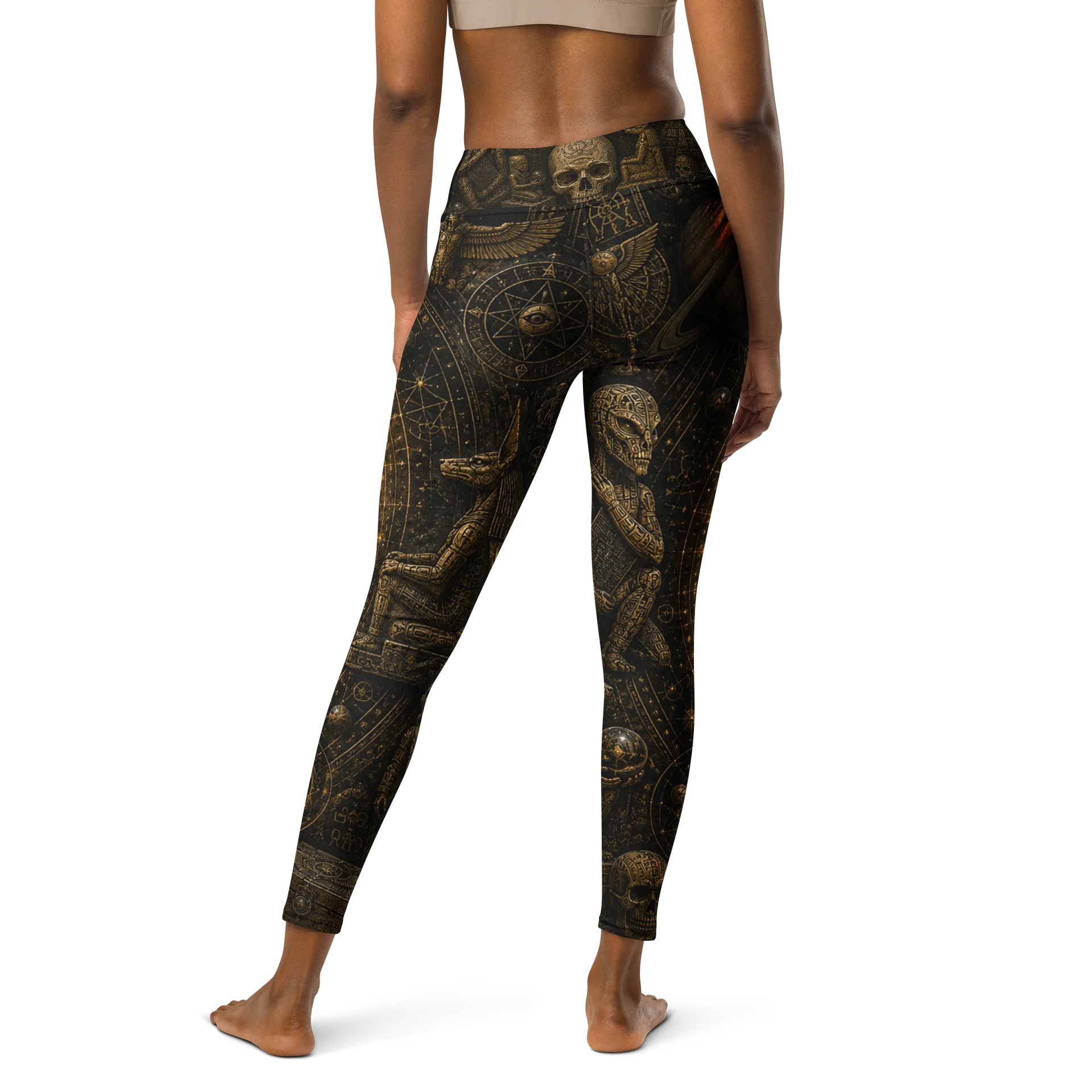 Female Aliencarving's Yoga Pants Chipped In product image (2)