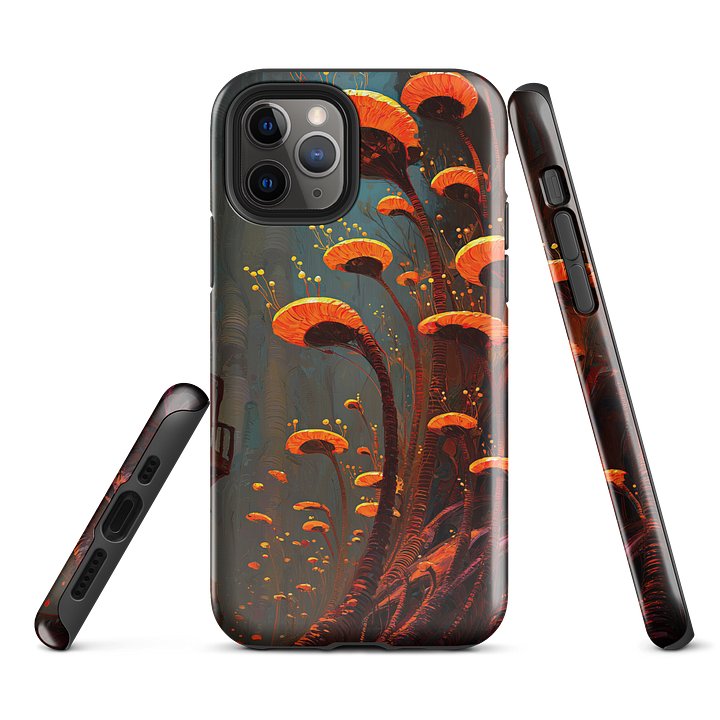 Ember Canopy iPhone Case – Abstract Organic Glow Design product image (2)