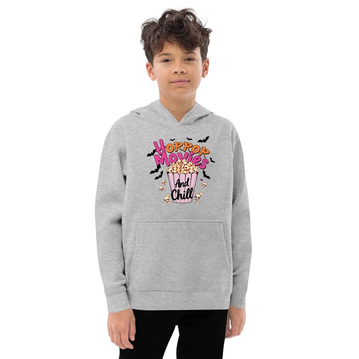 Horror Movies and Chill Popcorn Youth Pullover Fleece product image (3)