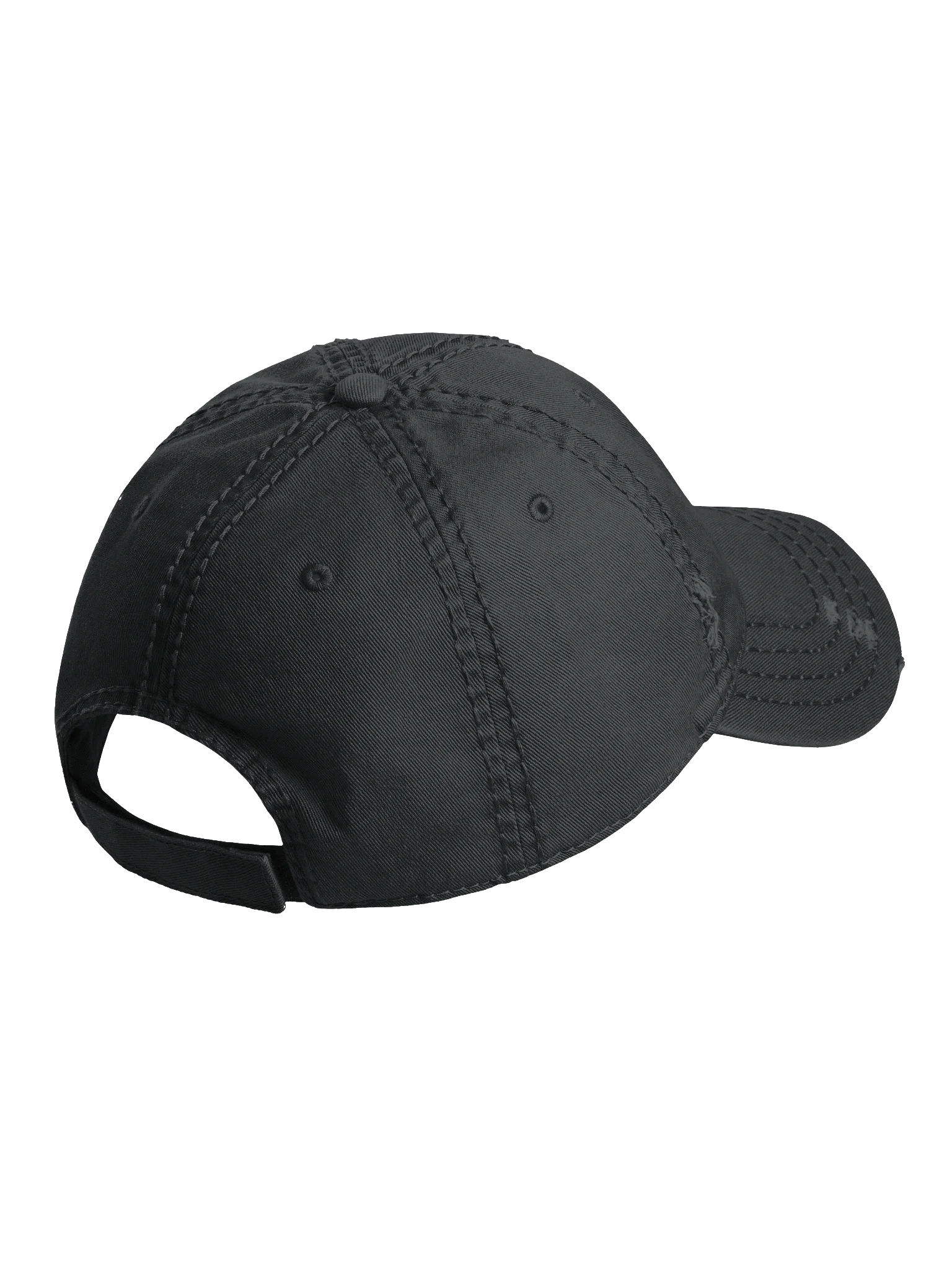 RACK WIDOW distressed dad hat — view 3