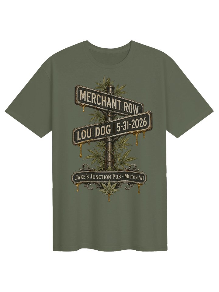 Merchant Row Lou Dog Street Sign Tee product image (1)
