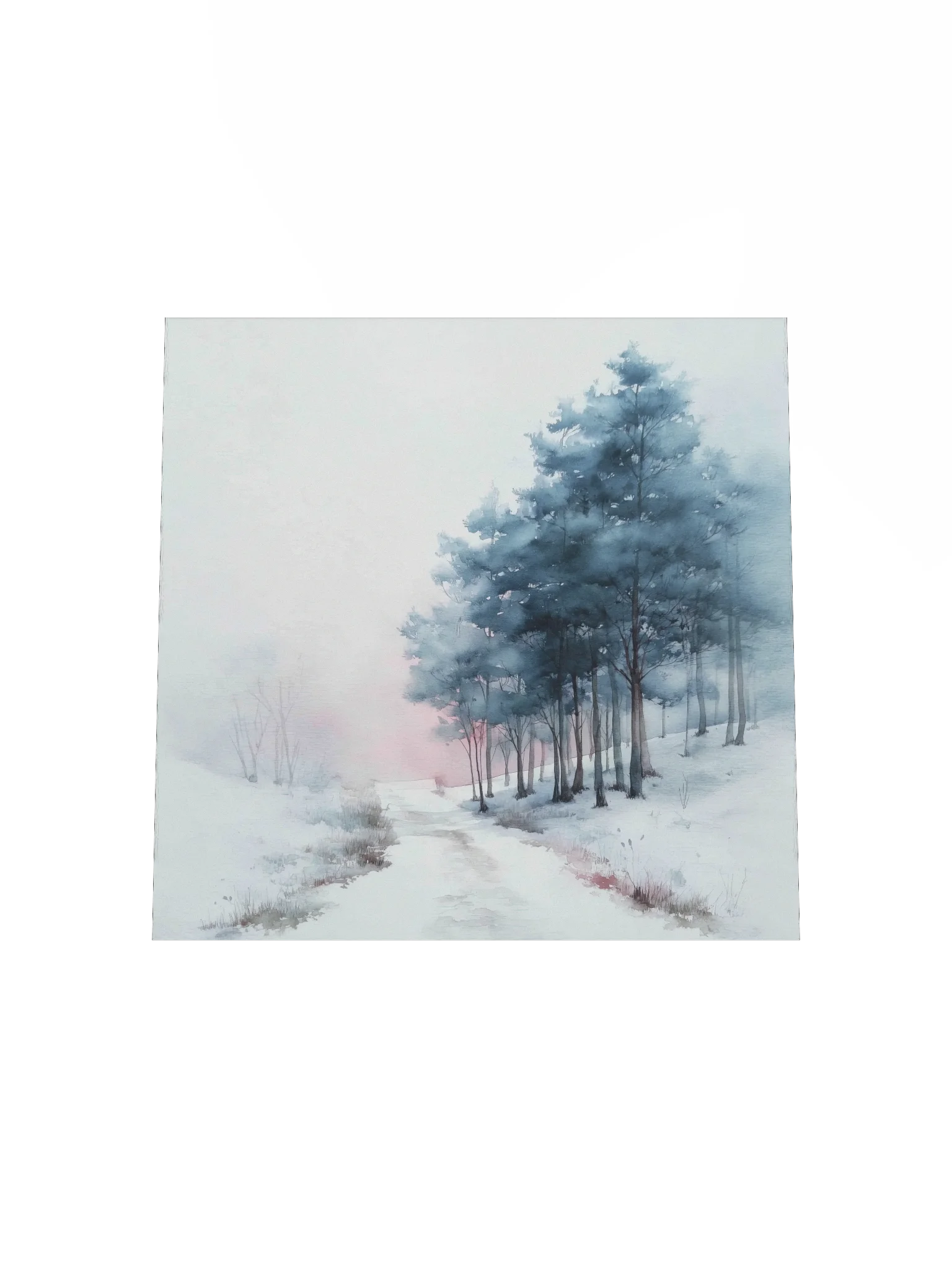 Powder Blue: Misty Dawn Snowy Landscape product image (17)